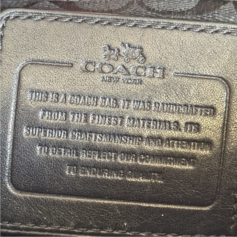Coach Black Leather Bag - Picture 14 of 15
